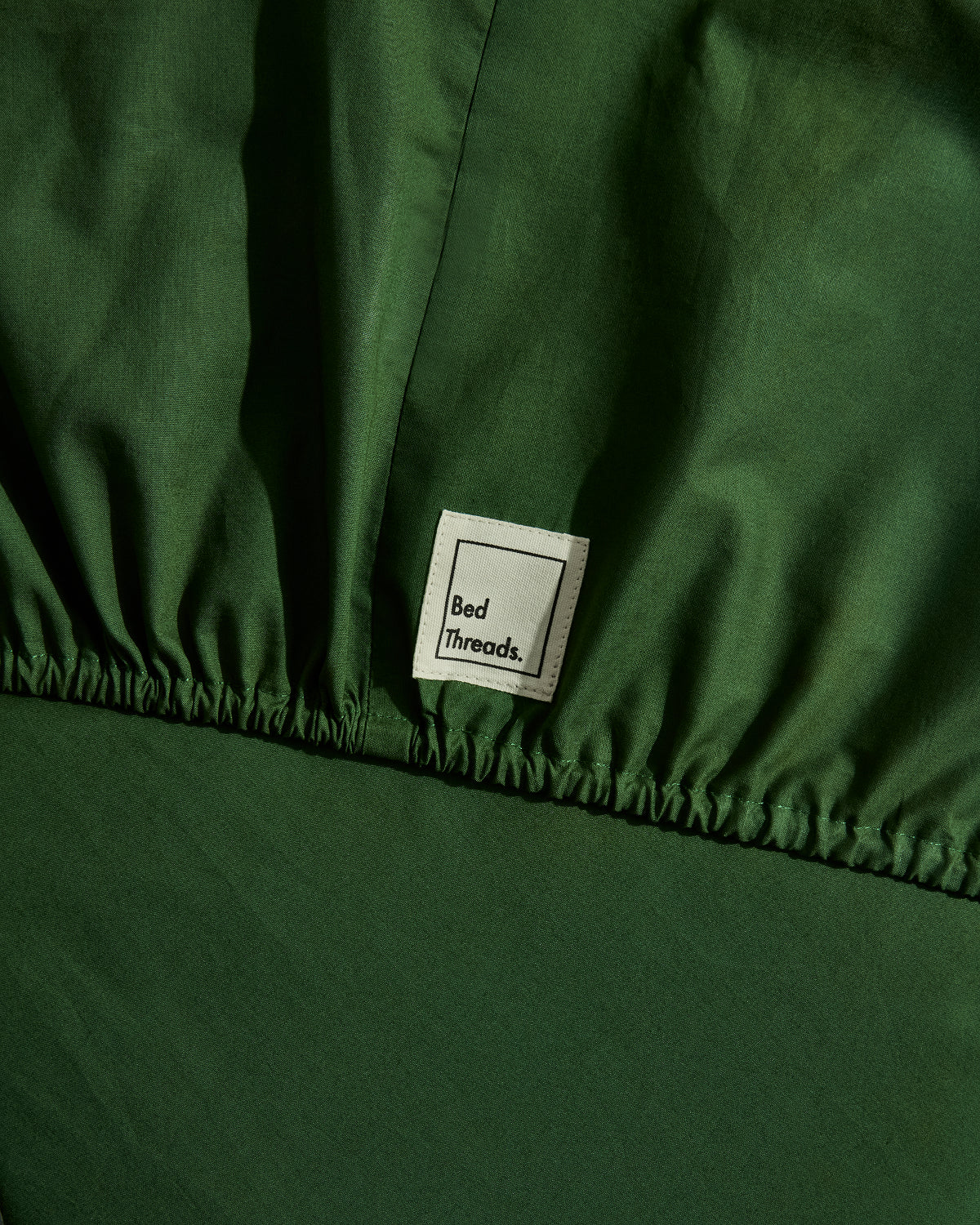 Moss 100% Organic Cotton Fitted Sheet - Image 2
