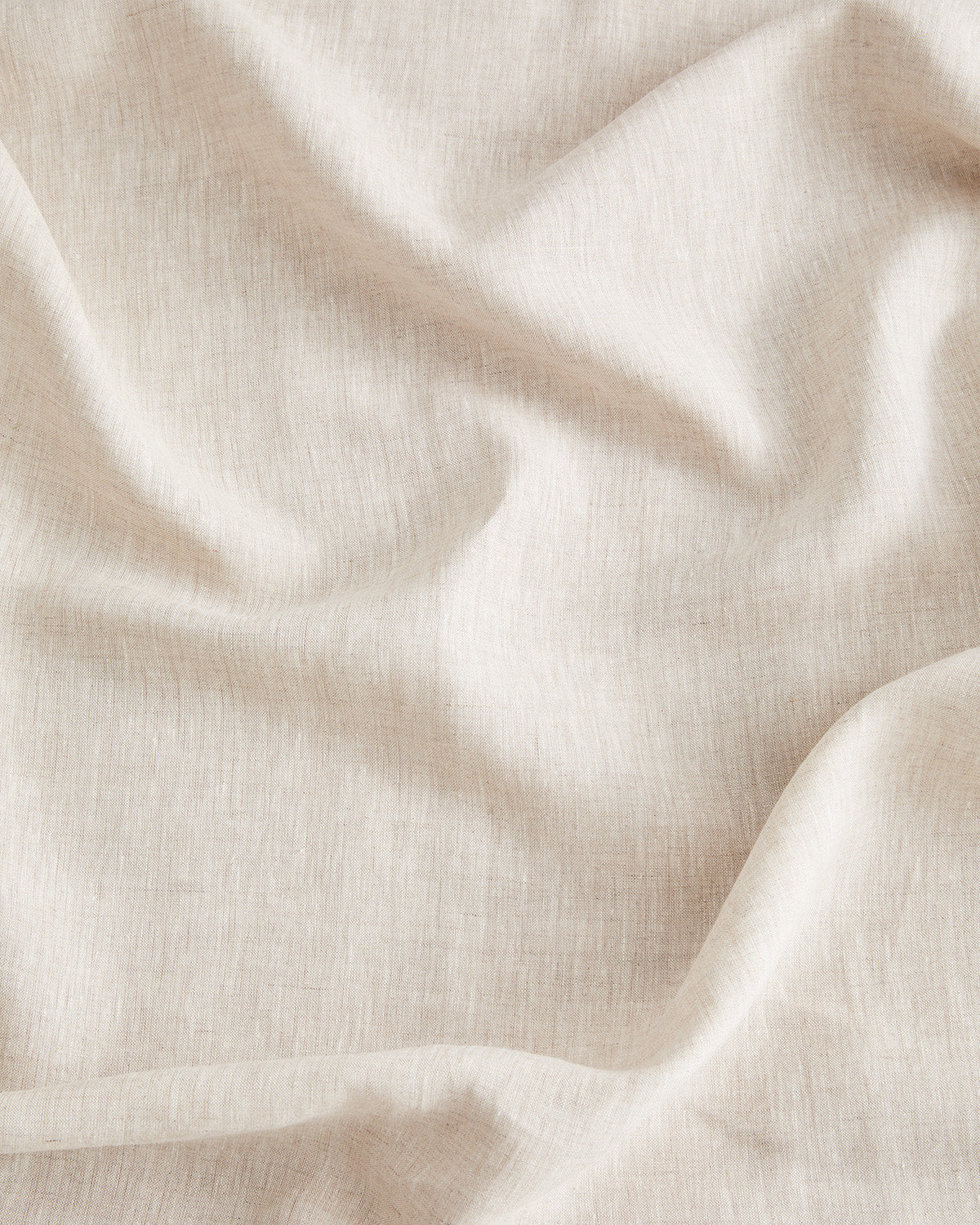 Oatmeal 100% French Flax Linen Flat Sheet - Image 3