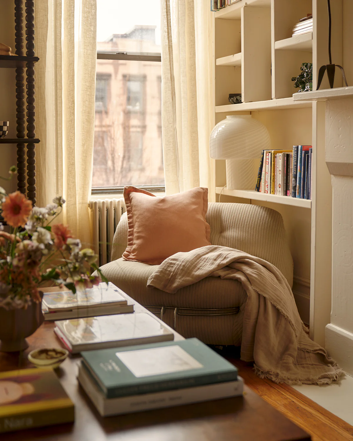 Terracotta 100% French Flax Linen Cushion Cover - Image 5