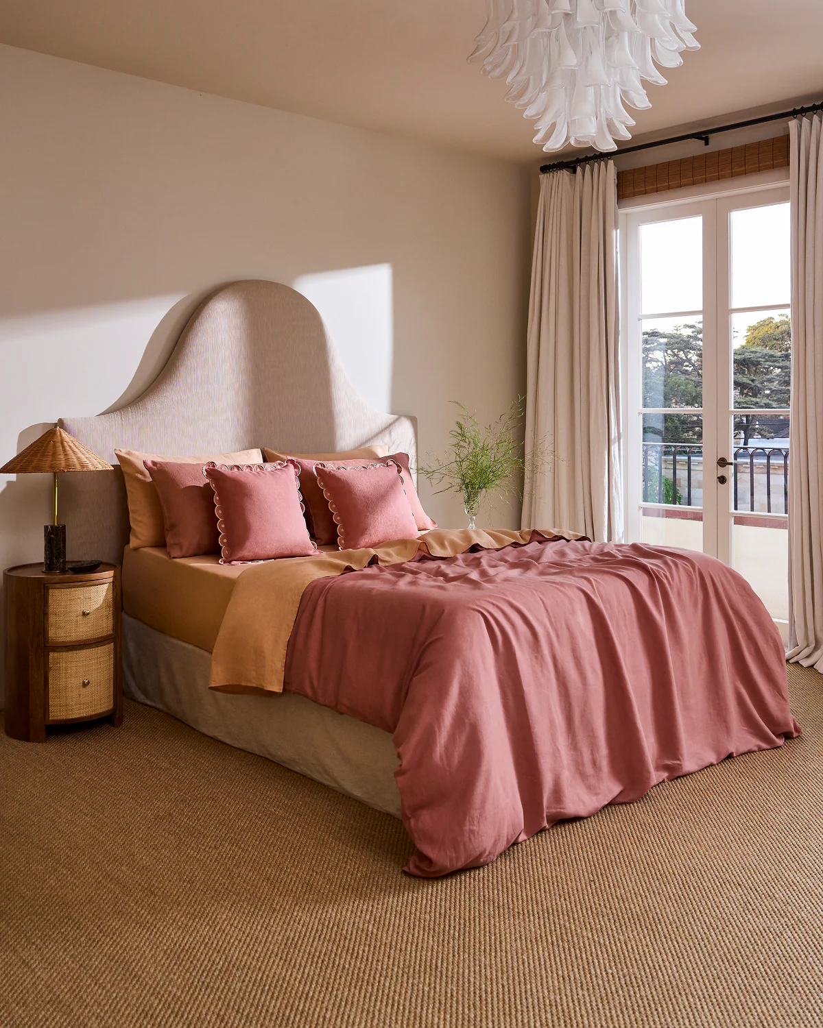Pink Clay 100% French Flax Linen Pillowcases (Set of Two) - Image 5