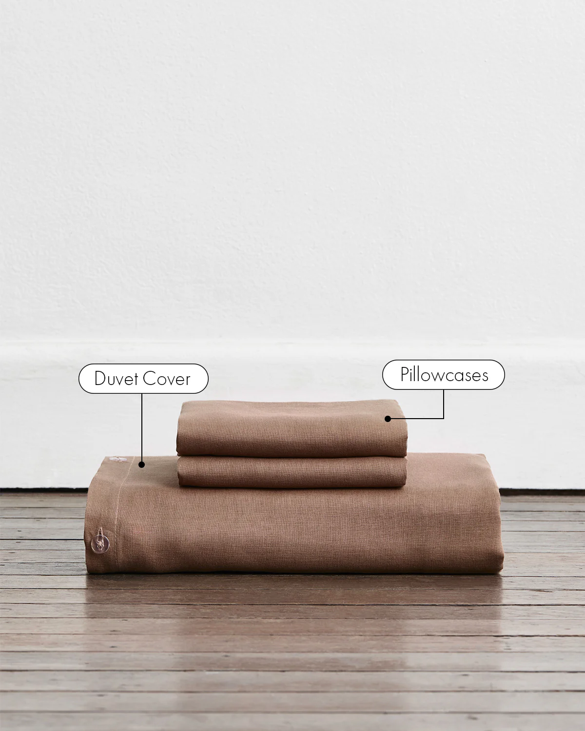 Portobello 100% French Flax Linen Duvet Cover Set - Image 2