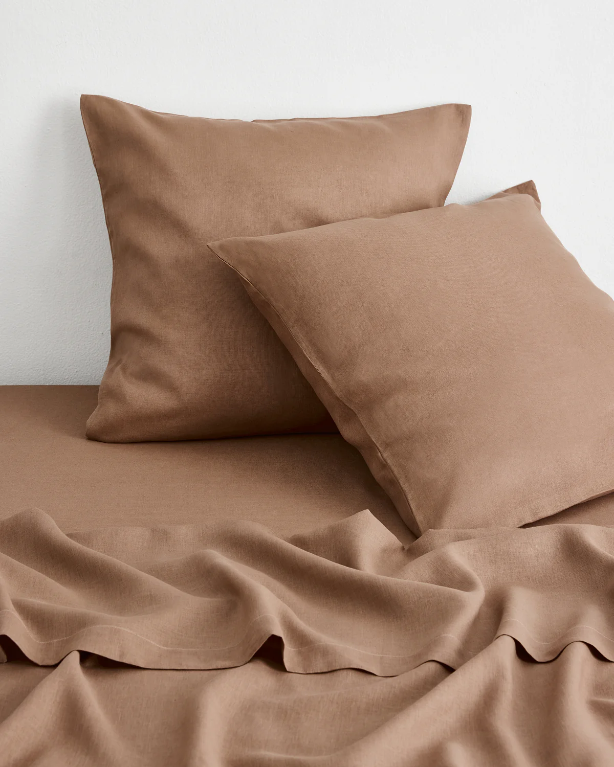 Portobello 100% French Flax Linen European Pillowcases (Set of Two) - Image 2