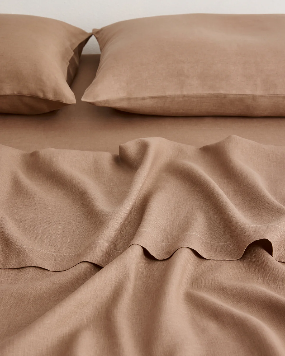Portobello 100% French Flax Linen Fitted Sheet - Image 2