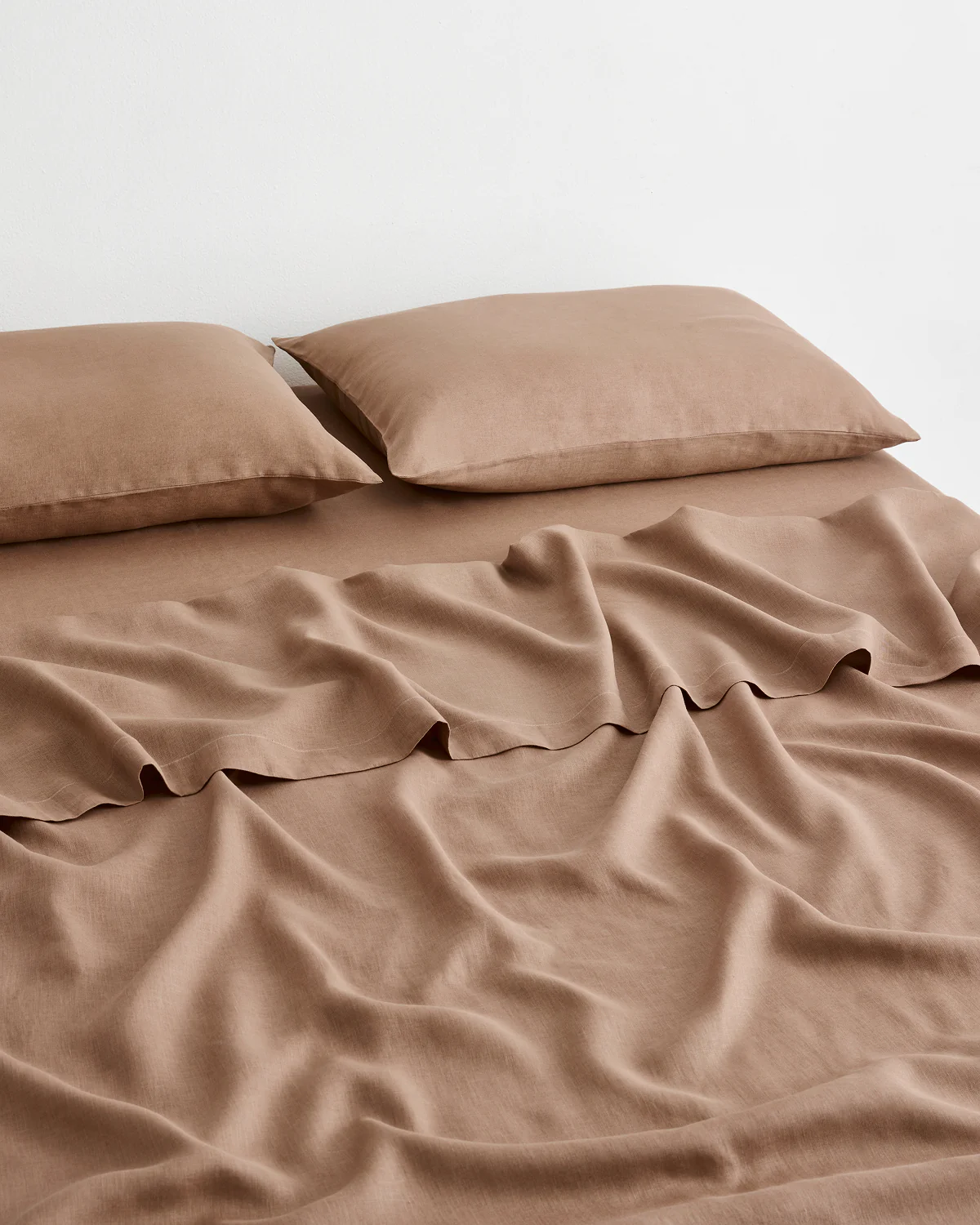 Portobello 100% French Flax Linen Flat Sheet - Image 2