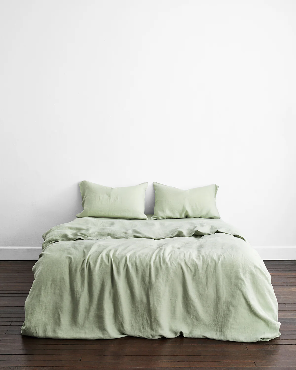 Sage 100% French Flax Linen Duvet Cover - Image 2