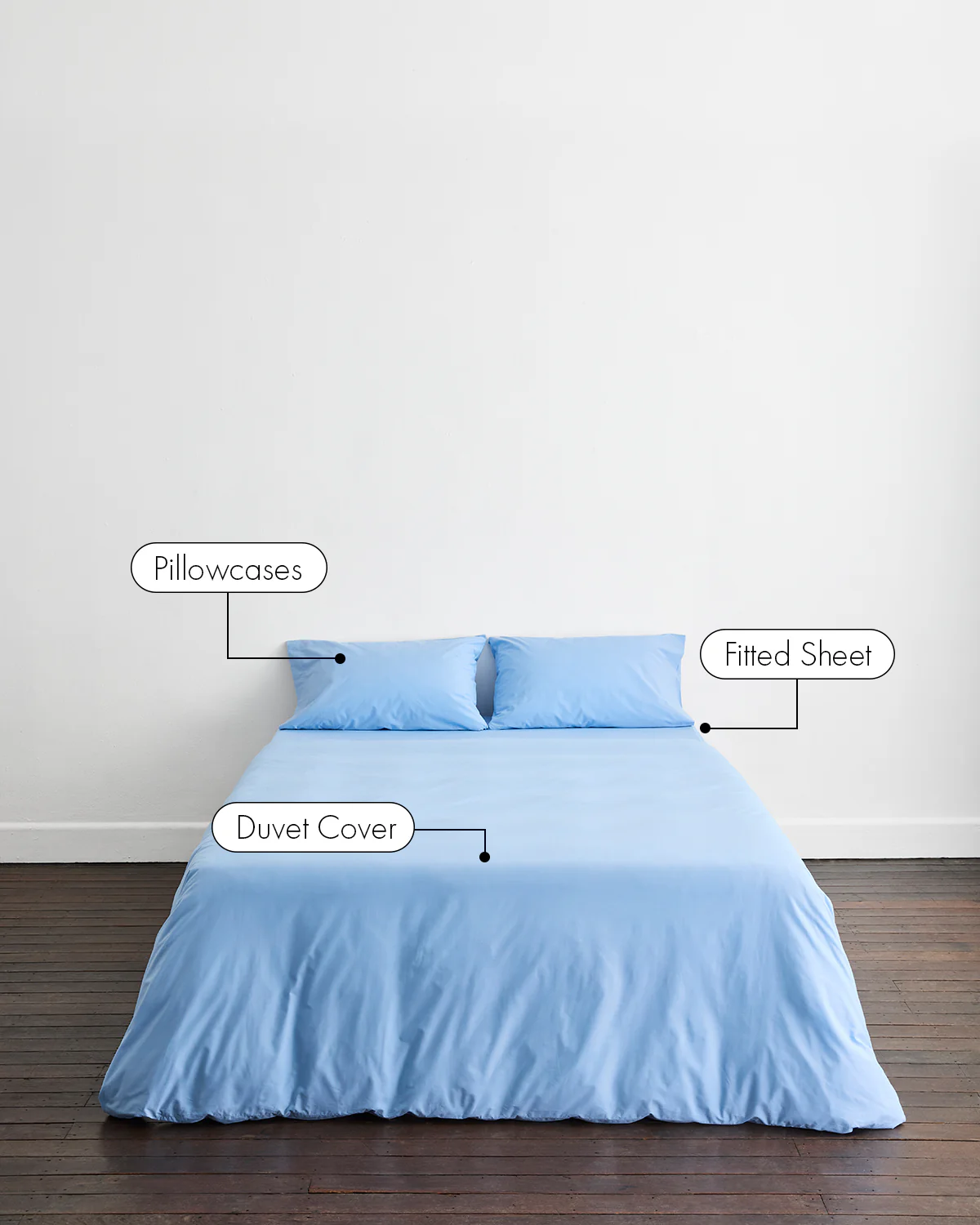 Sky 100% Organic Cotton Bedding Set - Image 2