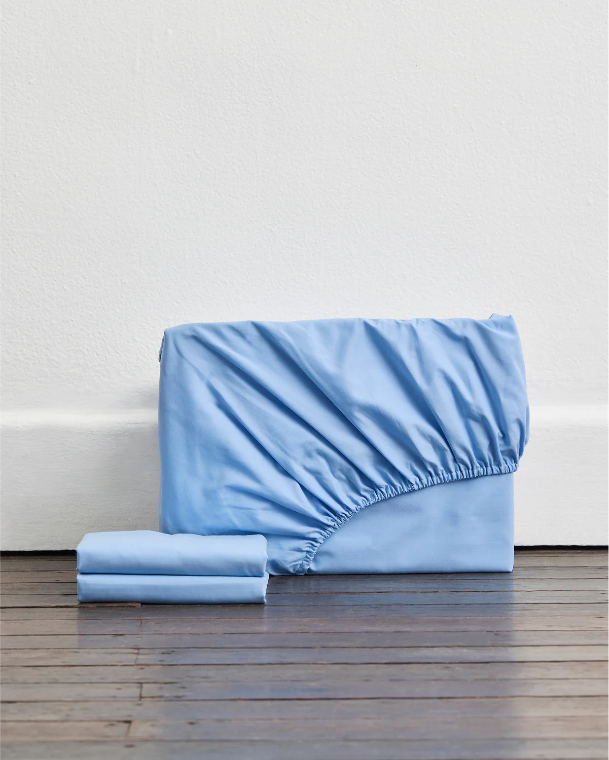 Sky 100% Organic Cotton Fitted Sheet Set