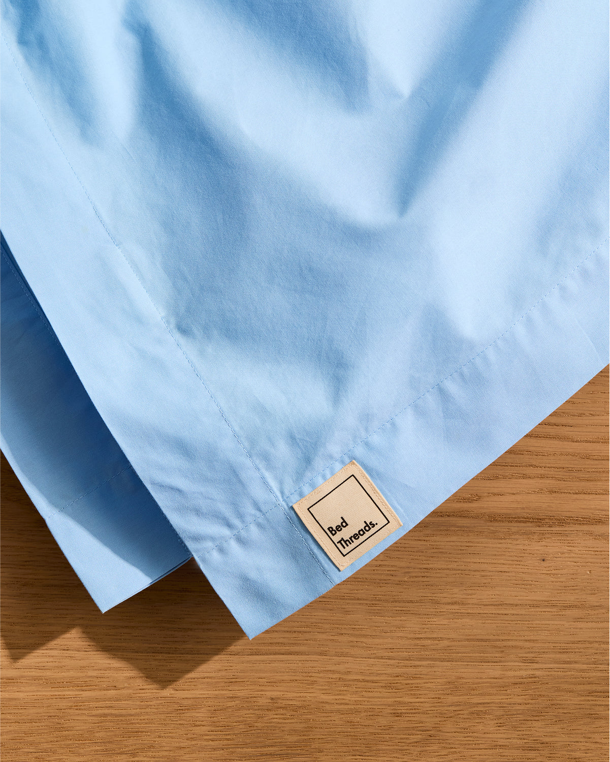 Sky 100% Organic Cotton Flat Sheet - Image 2