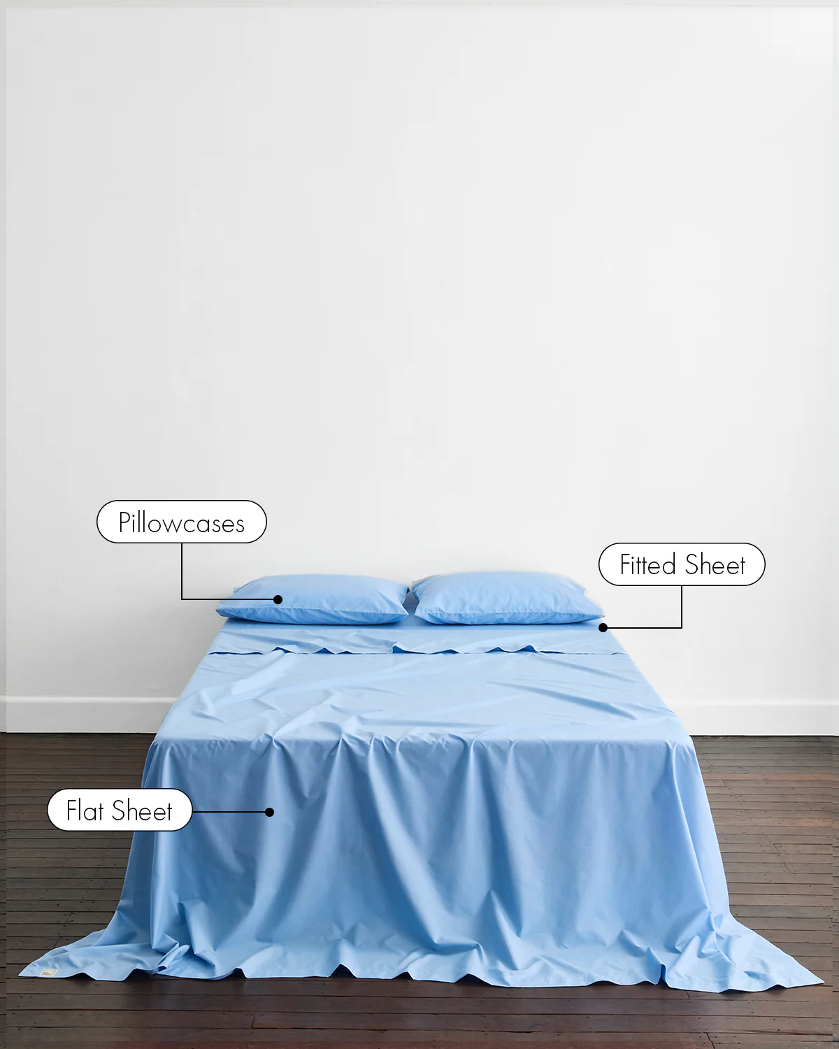 Sky 100% Organic Cotton Sheet Set - Image 2