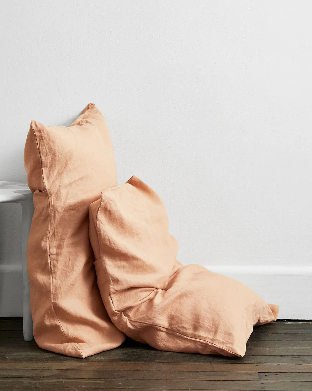 Terracotta, Rosewater & Lavender 100% French Flax Linen Bedding Bundle - Image 7