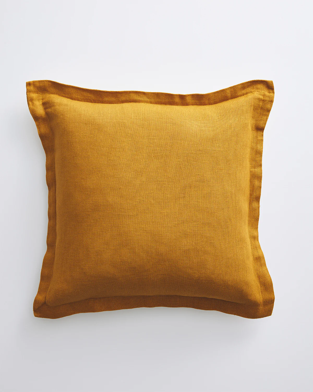 Turmeric 100% French Flax Linen Cushion Cover - Image 2