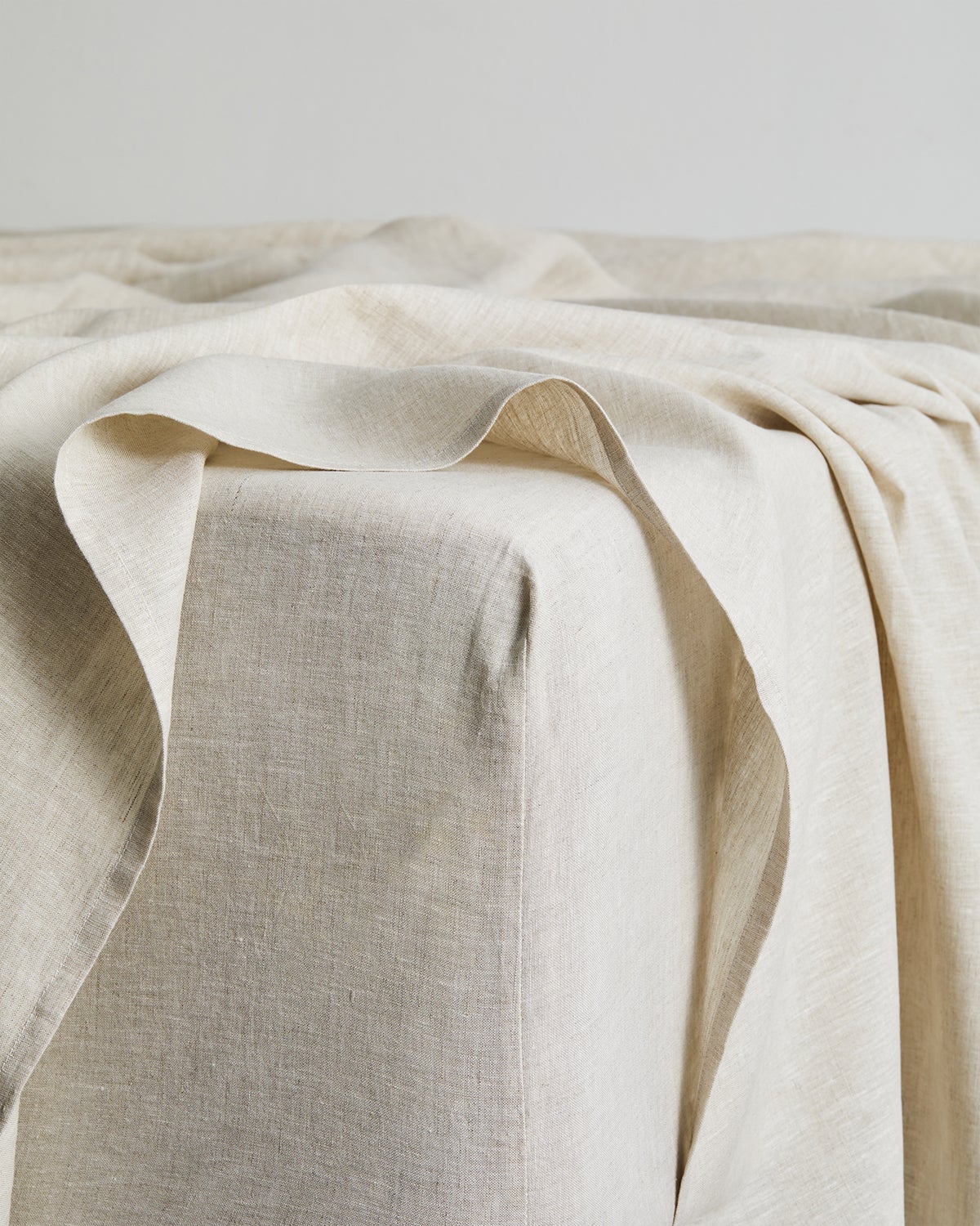 Turmeric & Oatmeal 100% French Flax Linen Bedding Bundle - Image 3