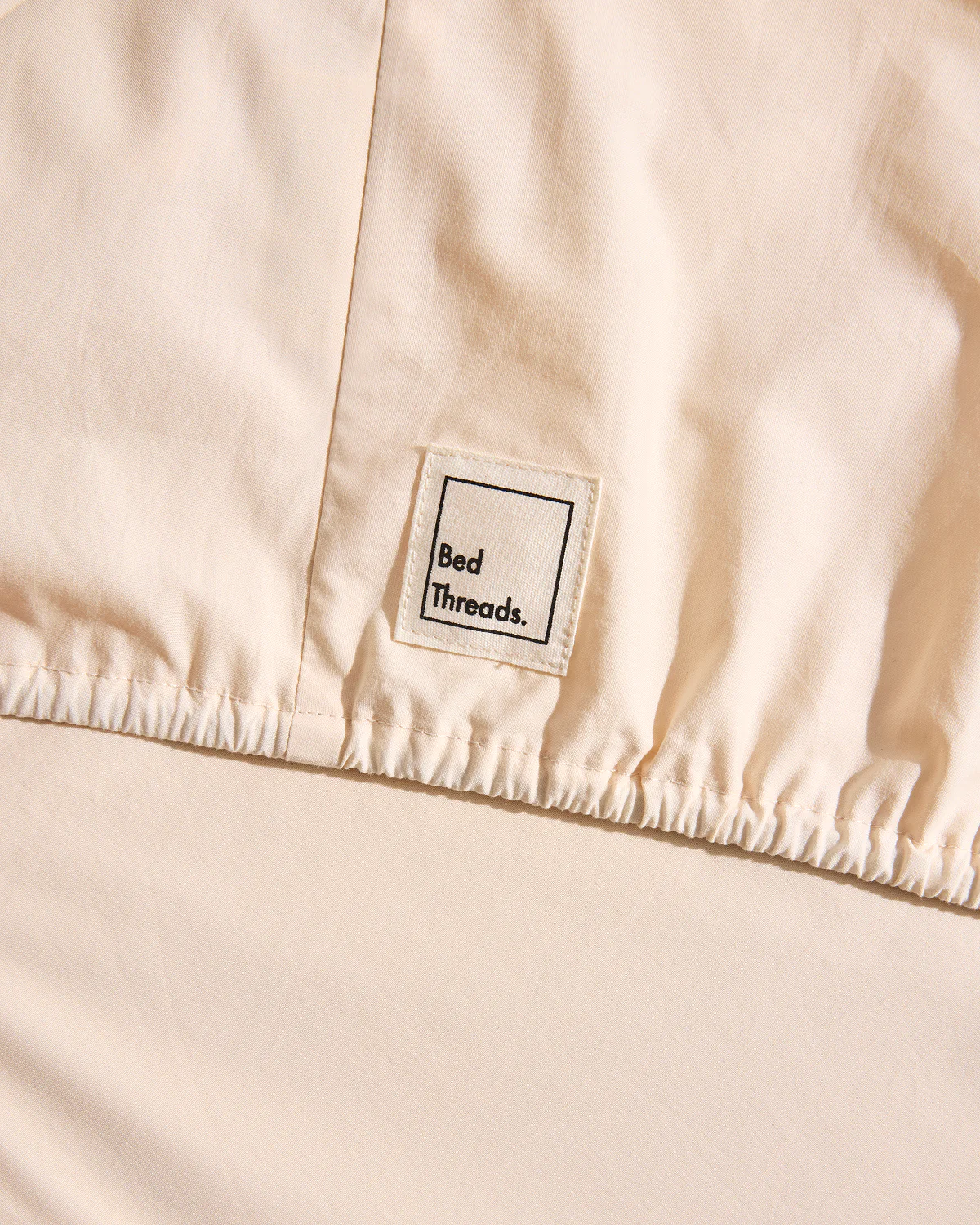 Vanilla 100% Organic Cotton Fitted Sheet - Image 2
