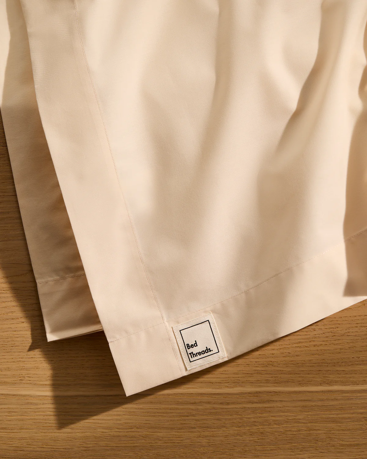 Vanilla 100% Organic Cotton Flat Sheet - Image 2