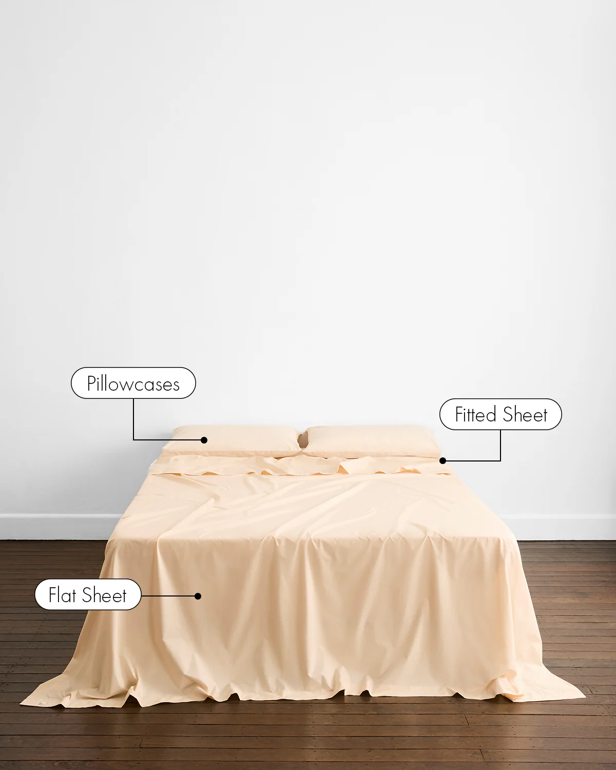 Vanilla 100% Organic Cotton Sheet Set - Image 2