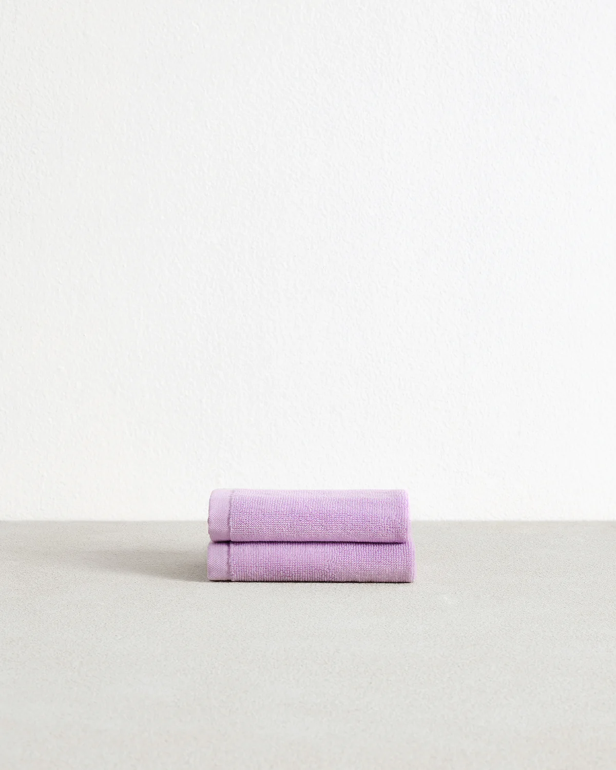 Violet 100% Cotton Terry Face Washers (Set of Two)