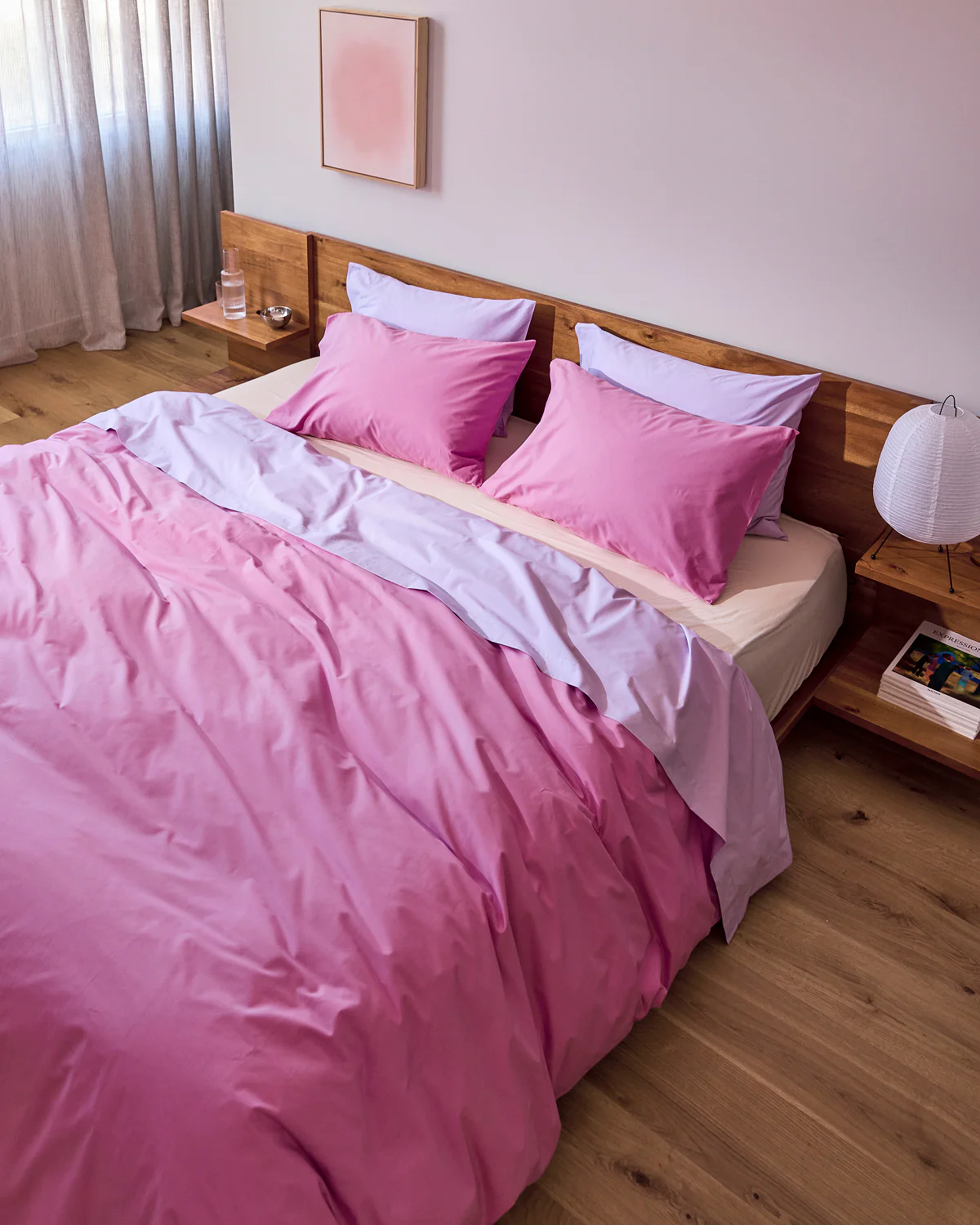 Violet 100% Organic Cotton Pillowcases (Set of Two) - Image 6