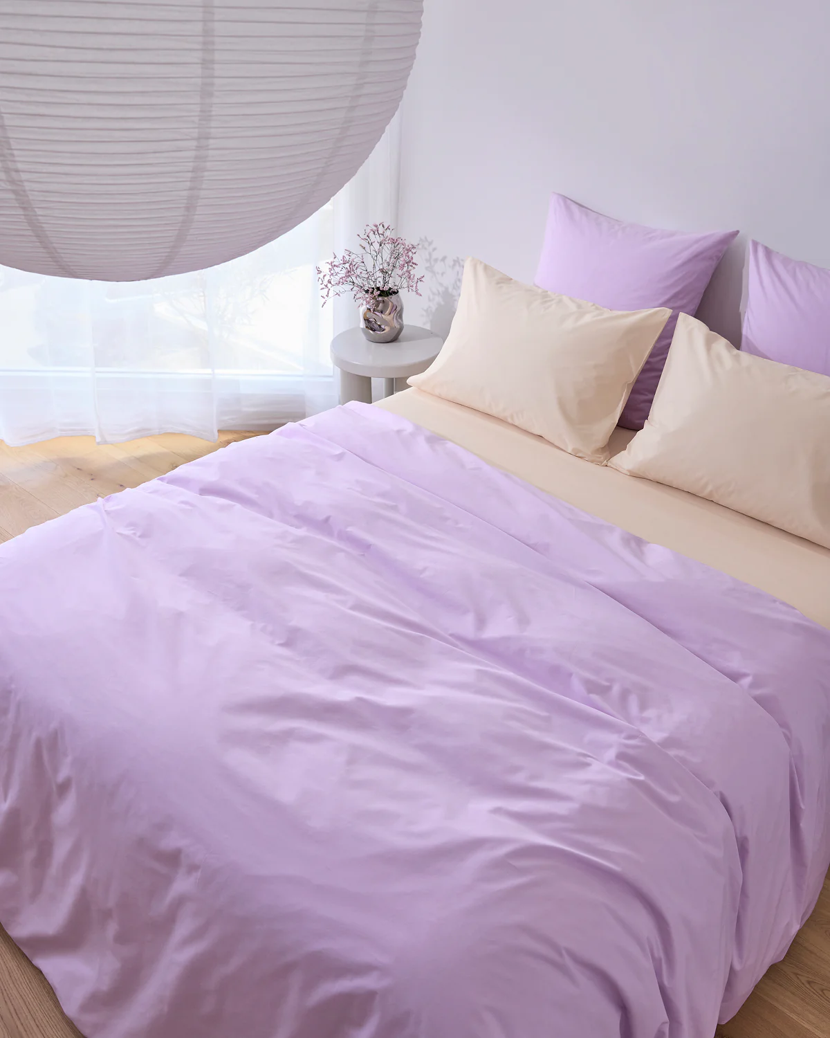 Violet & Vanilla 100% Organic Cotton Bedding Bundle - Image 2