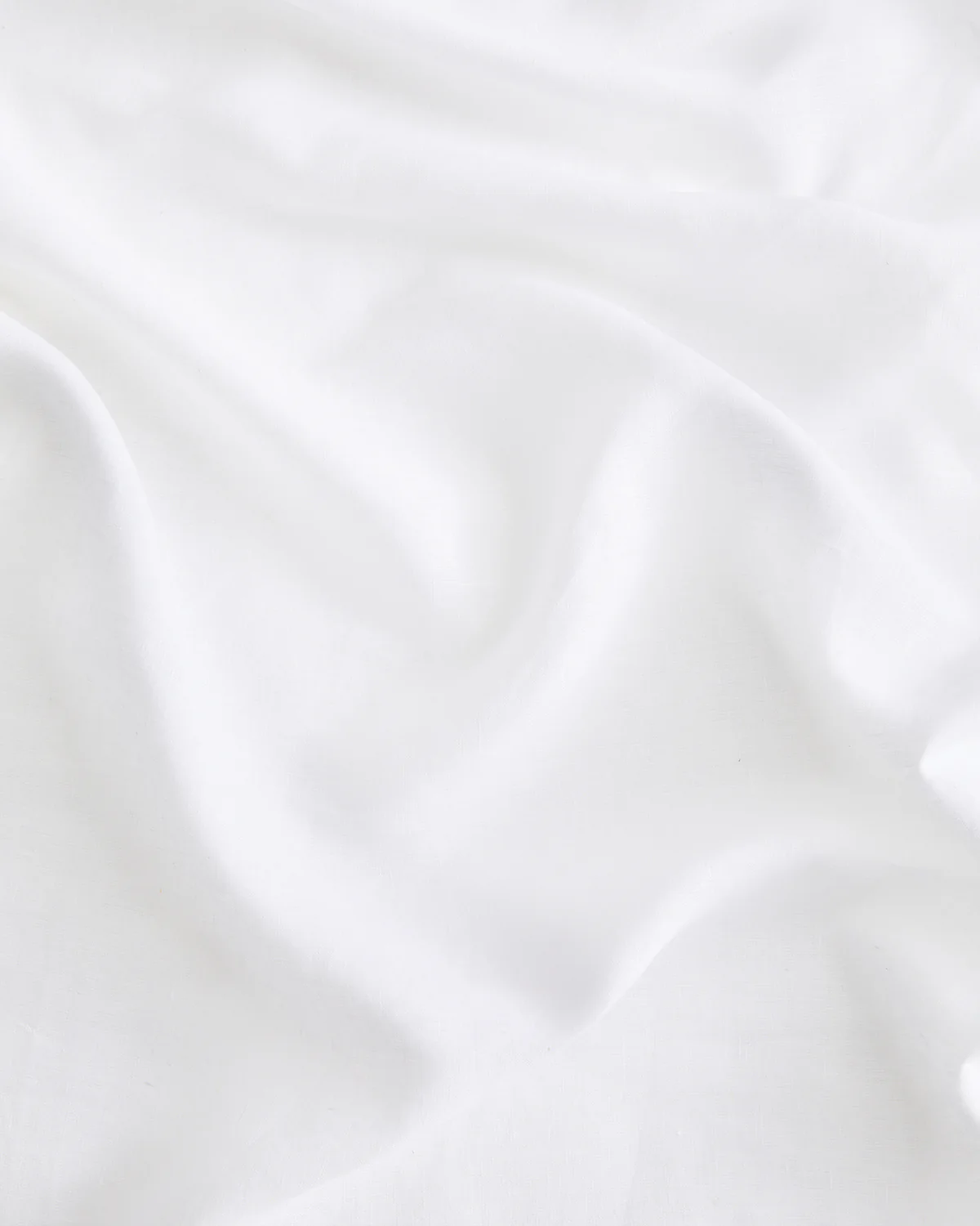 White 100% French Flax Linen Flat Sheet - Image 3