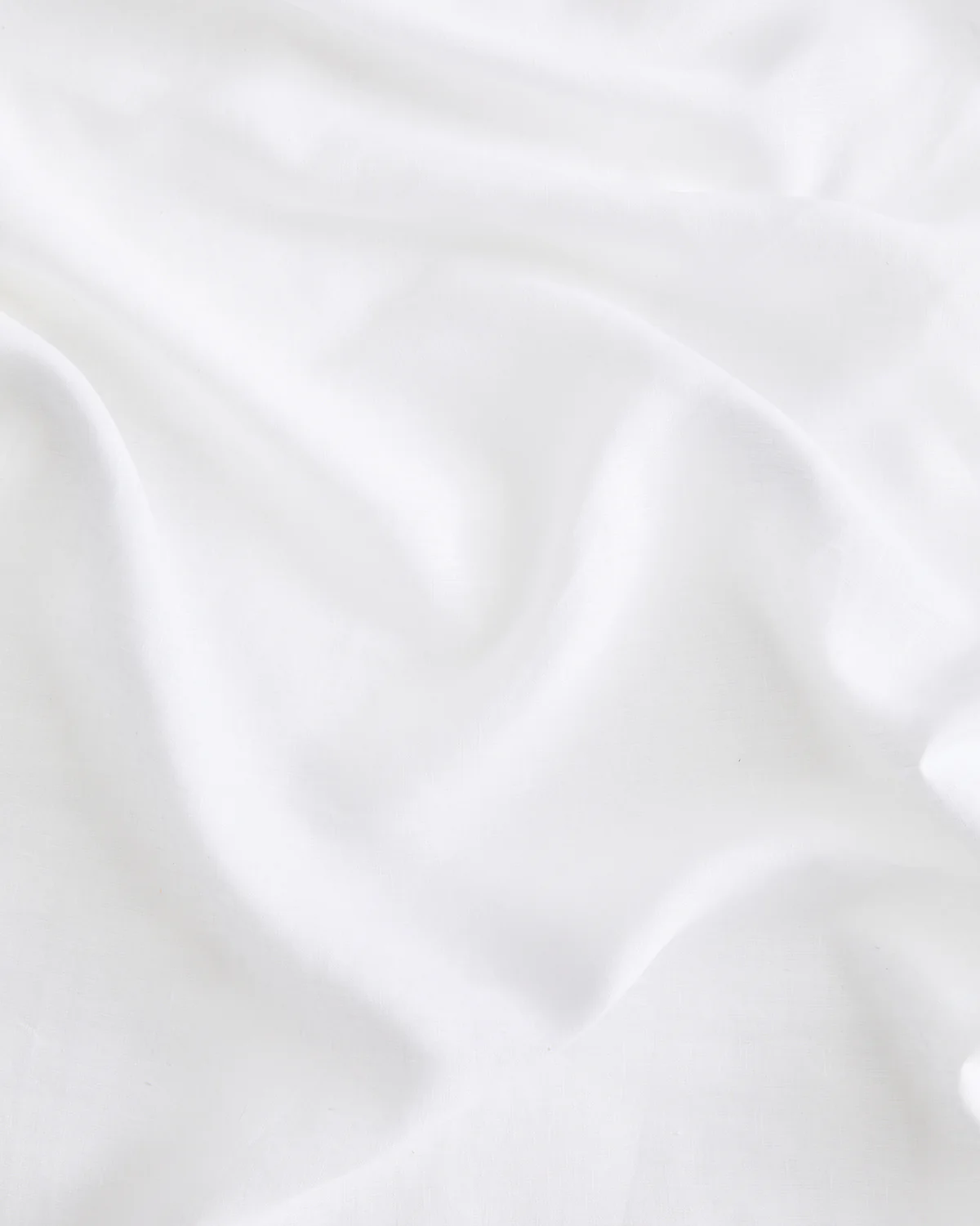 White 100% French Flax Linen Duvet Cover Set - Image 3